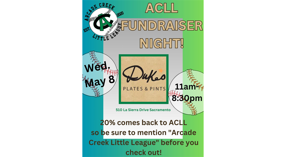 ACLL NIGHT at Duke's Pints and Plates